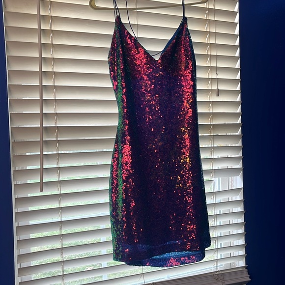 Sequence dress size xL, is from B. Darlin - Picture 1 of 2